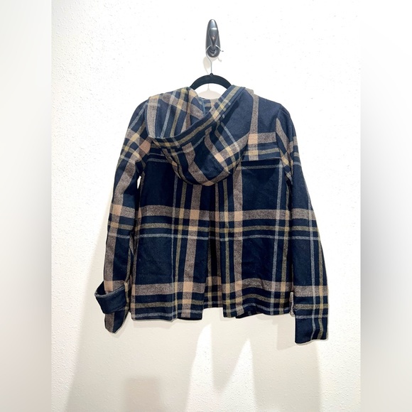 CoffeeShop Plaid jacket size small - Picture 3 of 5